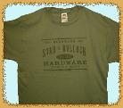 star & bullock hardware green t-shirt