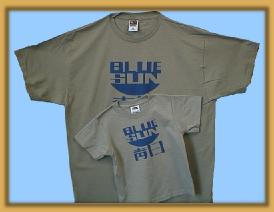 Blue Sun t-shirts on Khaki